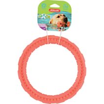 Jouet flottant anneau chien 23cm orange