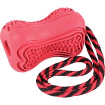 Jouet Chien Caoutchouc Corde Titan M Rouge - ZOLUX