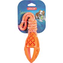 Jouet chien corde Samba oval 28cm orange