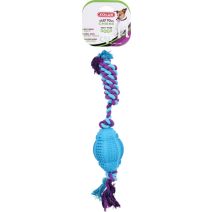 Jouet chien corde et ballon dental 11 cm - ZOLUX