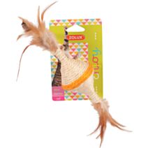 Jouet chat toupie sisal coloris aléatoire