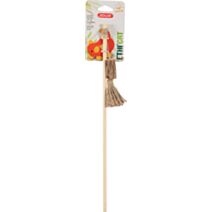 Jouet Canne à pêche Ethicat bambou pompon naturel - ZOLUX