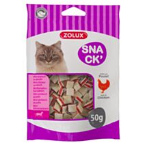 Friandise chat mini sandwich poulet 50g