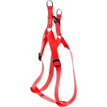 Harnais nylon réglable baudrier - 10mm - Rouge