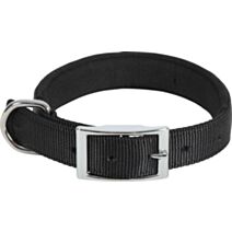 Collier nylon confort - 25mm - 40 à 50cm - Noir