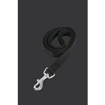 Laisse nylon Confort - 25mm - 1m - Noir