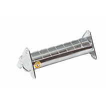 Mangeoire en acier galvanisé à grille mobile 30cm pour 10 poussins - CHICK’A