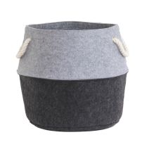 Panier à bûches et à granulés Bicolore - LE MARQUIER