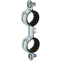 5 colliers de fixation isophonique double Ø16 - NOYON THIEBAULT