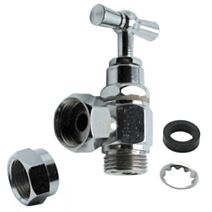 Robinet wc équerre mâle femelle G3/8 joint mixte D.10 - NOYON & THIEBAULT