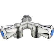 robinet MAL double Y M.G1/2-G3/4