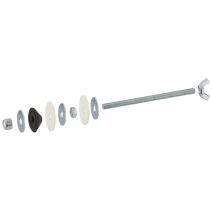 2 vis de fixation de WC + réservoir sur cuvette 6x80mm - NOYON & THIEBAULT