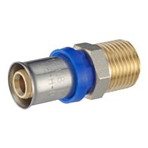 Multicouche à sertir multiprofil Raccord mâle M12x17 Ø16 - NOYON THIEBAULT