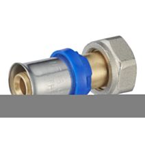 Multicouche à sertir multiprofil Raccord femelle F20x27 Ø16 - NOYON THIEBAULT