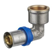 Multicouche à sertir multiprofil coude femelle F15x21 Ø20 - NOYON THIEBAULT