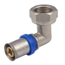 Raccord multicouche à sertir multi profils coude ø16 - femelle tournant 15x21 - NOYON & THIEBAULT