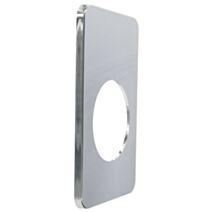 Cache platine simple chromé