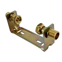 Support mural pour compteur d'eau mâle/femelle écrous tournants 20x27 (3/4) - NOYON & THIEBAULT