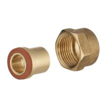 Raccord 2 pièces butane/propane F20x150 à souder Ø14 - NOYON THIEBAULT