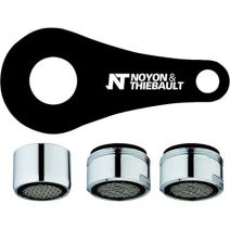 Kit 3 aérateurs économie d'eau + clé démontage - NOYON THIEBAULT