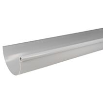 Gouttière demi-ronde PVC 4m gris développé 33cm G33 - GIRPI