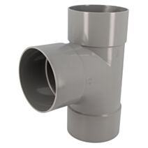 Té évacuation Ø125 87°30 FF - GIRPI