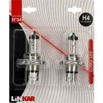 2 lampes linkar h4 12v 60/55w ll