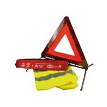 Kit sécurité triangle et gilet fluorescent - ALTIUM