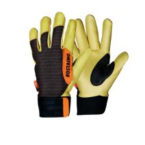 Gants Taille Intensive en Cuir Beige Taille 10- ROSTAING