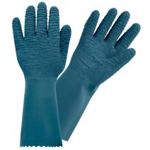 Gants de jardinage longs taille des rosiers bleu Taille 10