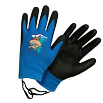 Gants enfant fins & chauds bleu Eugène le renne 4-6 ans