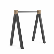Tréteau déco bois/métal ASPEN H 73 cm x L 70 cm - NORDLINGER