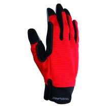 Gants de jardinage tous travaux T.8 Rouge/Noir - GERIN