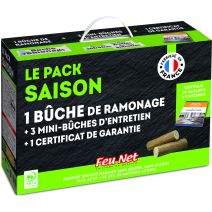 PACK SAISON AVEC BÛCHES RAMONAGE/ENTRETIEN 