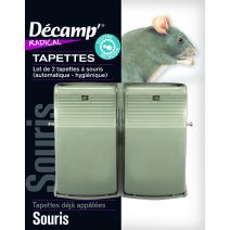 Tapettes souris pré-appat x2 decamp'radical