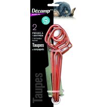 Pièges taupes x2 decamp'radical
