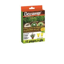 Piège glu contre les insectes pour plantes en pot