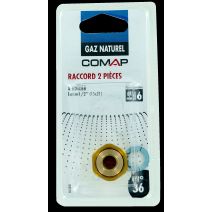 Raccord 2 pièces Ø16 (15x21) - COMAP