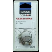2 colliers de serrage Ø15x22mm - COMAP