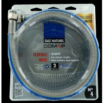 Flexible inox gaz naturel 2m - COMAP