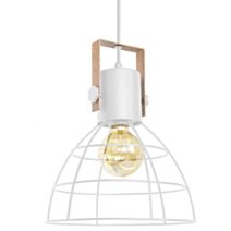 Suspension Atlas Acier Blanc Ø26cm h.30cm - SEYNAVE