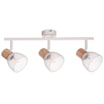 Spot 3 Lumières Bedwood Blanc h.15cm - SEYNAVE