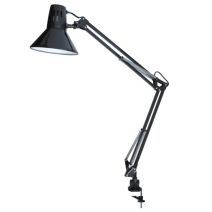 Lampe de bureau Architecte E27 Noire