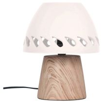 Lampe en céramique Victor beige - SEYNAVE
