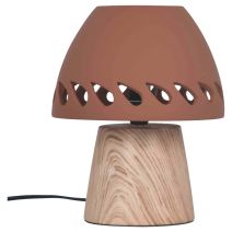 Lampe en céramique Victor terracotta - SEYNAVE