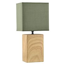 Lampe Céramique Textile Nubia Ø30xH48cm Forest - SEYNAVE