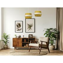 Suspension Ornella pécan