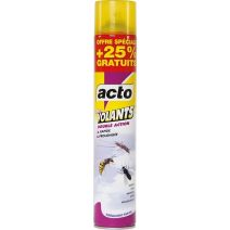 Anti insectes volants action rapide 400ml + 25% gratuit ACTO
