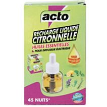 Recharge citronnelle 45 nuits 22,5 ml - ACTO