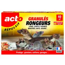 Granulés Répulsif Rongeurs 40m² - ACTO